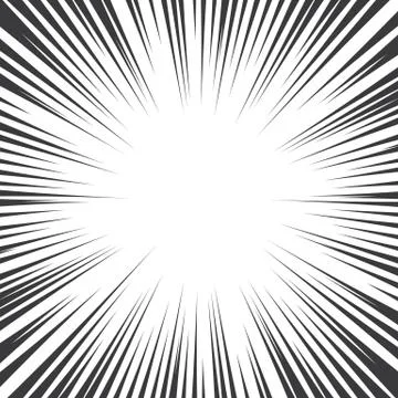 Speed Lines Comic Book Design Stock Illustration