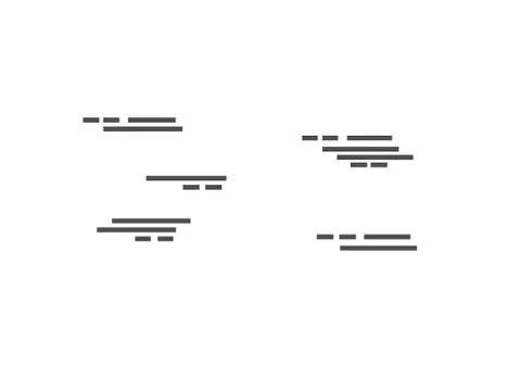 Speed lines isolated set. Motion effect for your design. Black lines on white Illustrazione stock