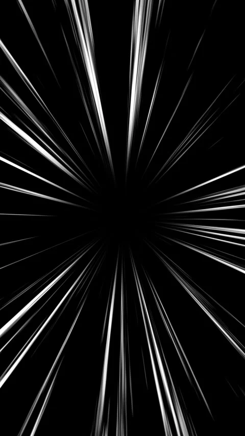 Speed lines isolated on transparent background. Fast motion effect. Vertical Ani Stock Footage 315175101
