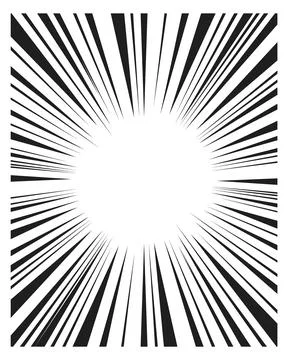 Speed lines radial pattern. Abstract banner background Stock Illustration