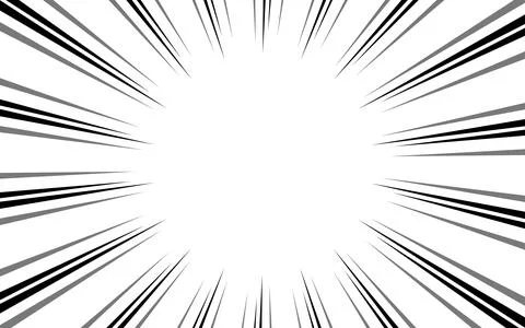 Speed ??lines on white background. Speed ??line movement effect for anime c.. Stock Illustration