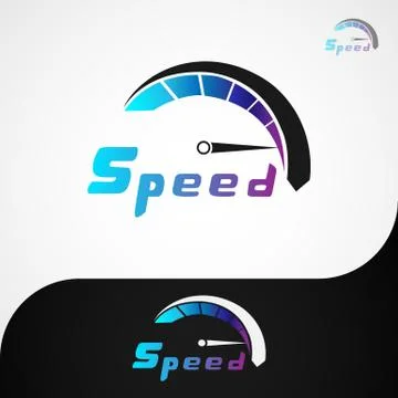 SPEED LOGO 2 Stock Illustration