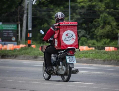 Speed M Logistics Mini Container Motorcycle Stock Photos
