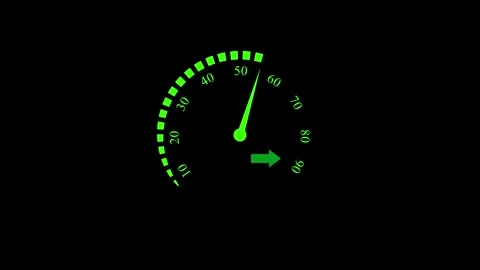 Speed meter animation, speed test 動画素材 258737575