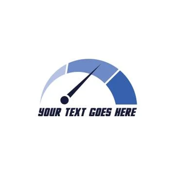 Speed meter art Stock Illustration