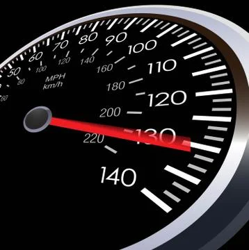 Speed Meter Stock Illustration