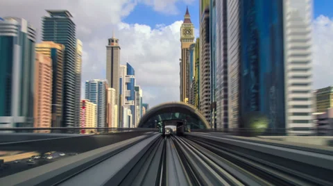 Speed metro timelapse FullHD Stock Footage 33831935