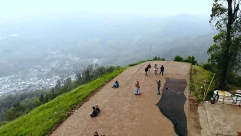Speed up in the middle of paragliding site Stock-Footage 101271546