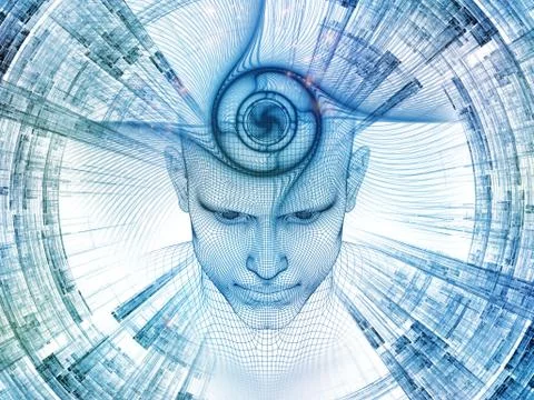 Speed of the Mind Stock Illustration