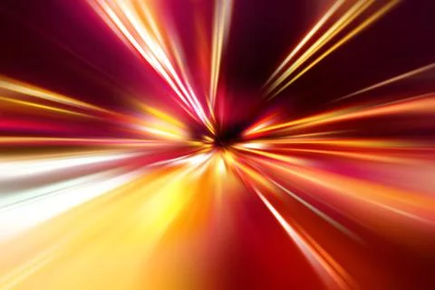 Speed motion on night road Stock Illustration