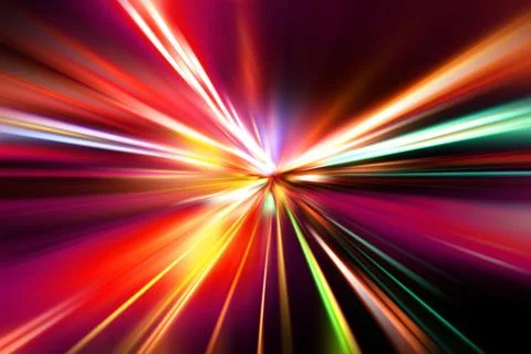 Speed motion on night road 스톡 일러스트