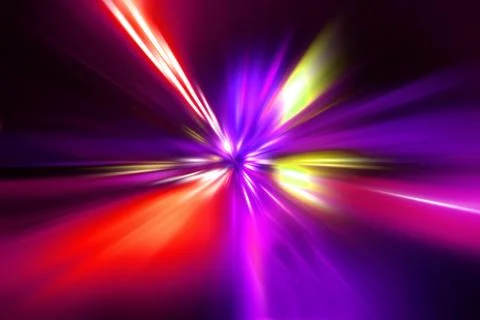 Speed motion on night road Stock Illustration
