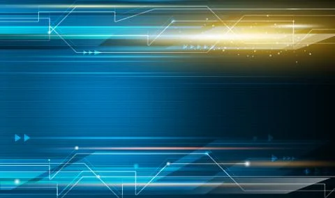 Speed movement pattern and motion blur over dark blue background Stock Illustration