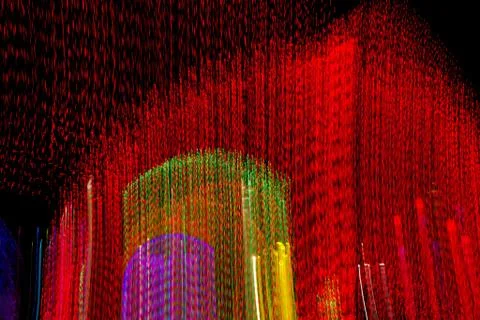 Speed of neon light Stock Photos