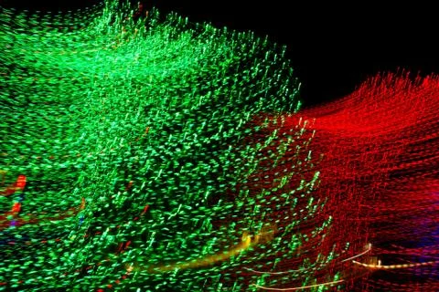 Speed of neon light Stock Photos