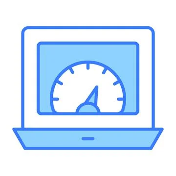 Speed optimization icon modern illustration イラスト素材