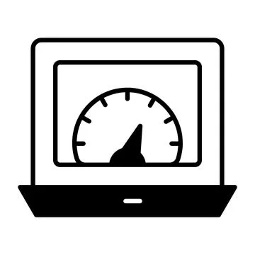 Speed optimization icon modern illustration イラスト素材