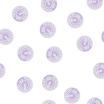 Speed optimize glyph seamless pattern Stockillustratie