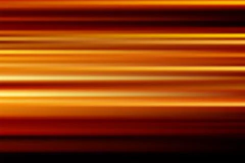 Speed orange light trails with motion blur of night lights. Illustrazione stock