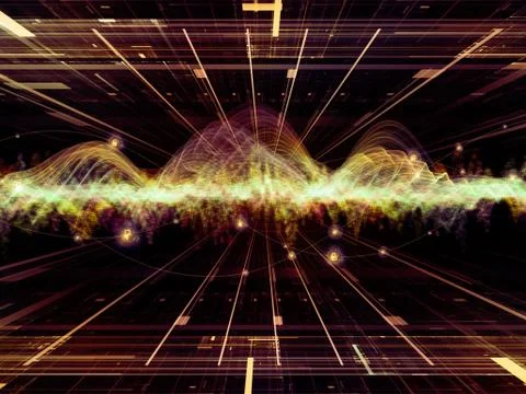 Speed of Oscillation 스톡 일러스트