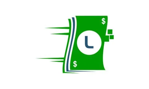 Speed Payment Technology Initial L Stock-Illustration
