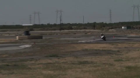 Speed Racing Bike Stock Footage 5701410