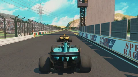 Speed Rasing 3d Video Game Vidéo 120942891