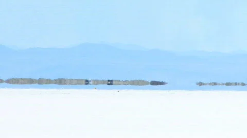 Speed Red Car Stock Footage 163570