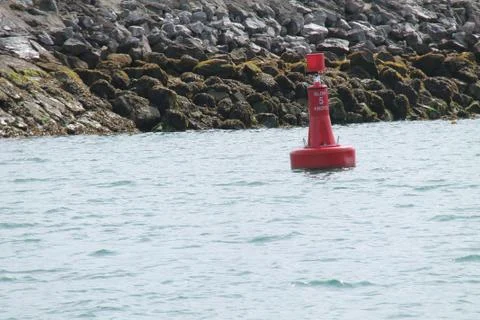 Speed Restriction Buoy. Stock Photos