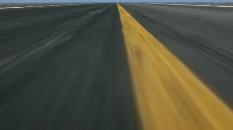 Speed road flight, seamlessly loop-able Video stock 11058423
