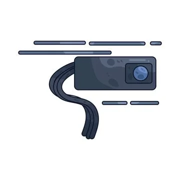 Speed sensor illustration Stock Illustration