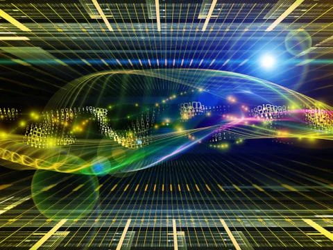 Speed of the Sine Wave Illustrazione stock