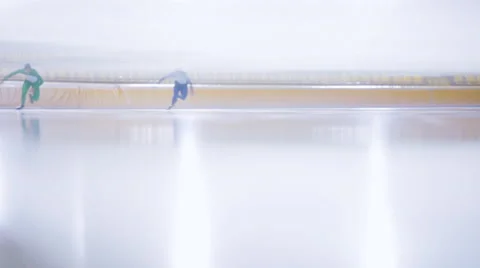 Speed skating athletes Stock Footage 54276164
