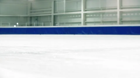 Speed skating slow motion Stock Footage 58287935