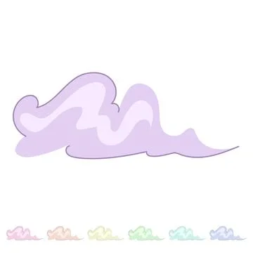 Speed smoke cloud representing movement and acceleration graphic Stock Illustration