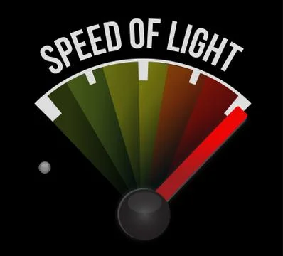 Speed of sound speedometer Stock Illustration