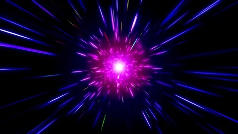 Speed Space Travel Background Stock Footage 282530780