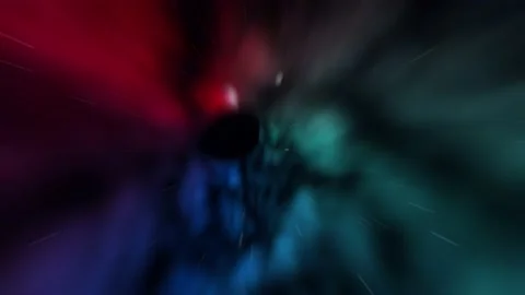 Speed Space Tunnel and Earth Zoom Stock Footage 220739949