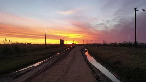 Speed Sunset Stock Footage 116827482