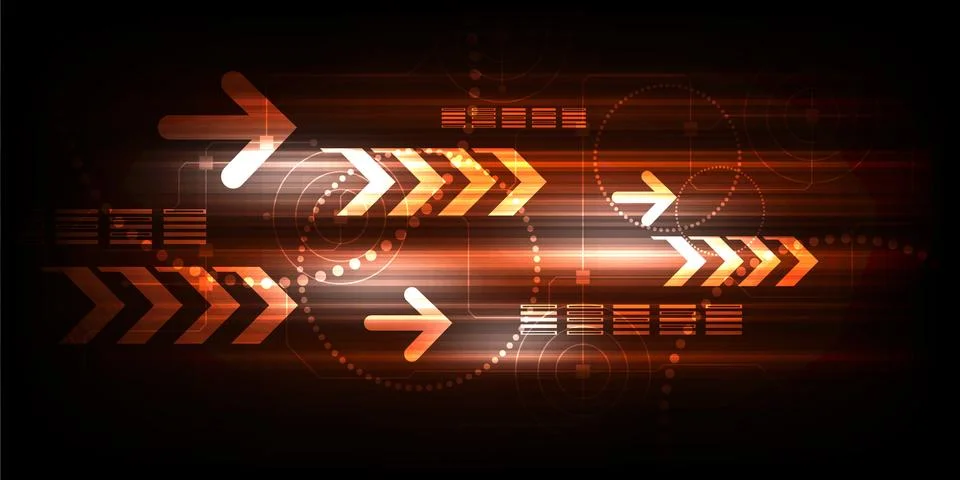 Speed of technology of the future. Stock Illustration