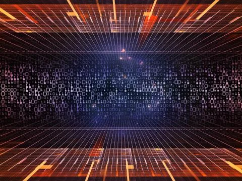 Speed of Technology Stock Illustration