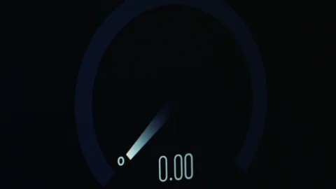 Speed test download upload network measurement animation footage 4k Stock-Footage 108600766