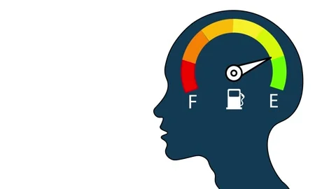 Speed of thinking measurement Concept with gauge Indicator in Human Head, T.. Stock Footage 304774033