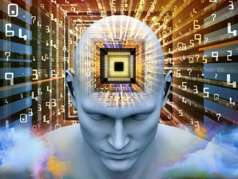 Speed of Thought Stock Illustration