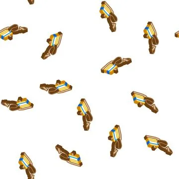 Speed track isometric icon seamless pattern Stock Illustration