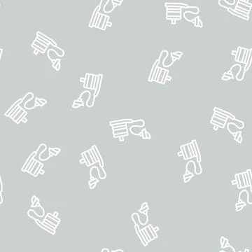Speed track line vector seamless pattern Stock Illustration