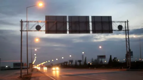 Speed traffic Stock Footage 22007267