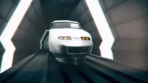 Speed Train Stock Footage 313958498
