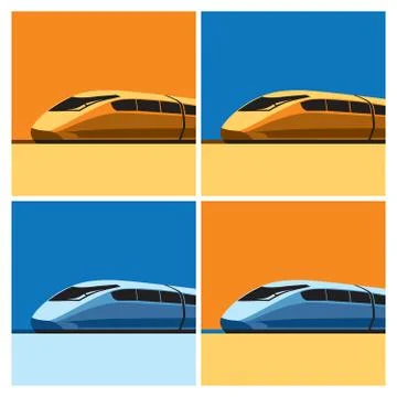 Speed train Stock Illustration