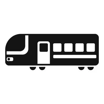 Speed train machine icon simple vector. Motion express Stock Illustration